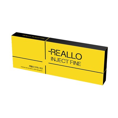 미소의원이 사용하는 시지바이오 리알로 인젝트 파인(REALLO INJECT FINE) 입자형 hADM 제품 상자